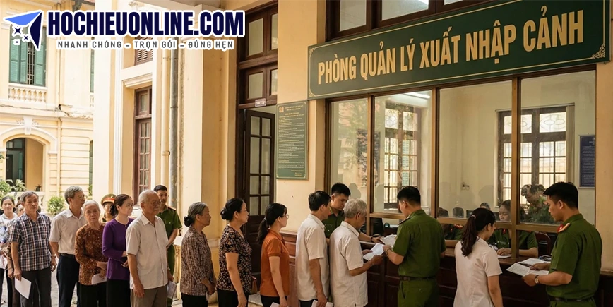 địa chỉ làm hộ chiêu