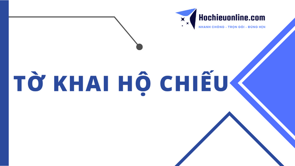 tờ khai hộ chiếu
