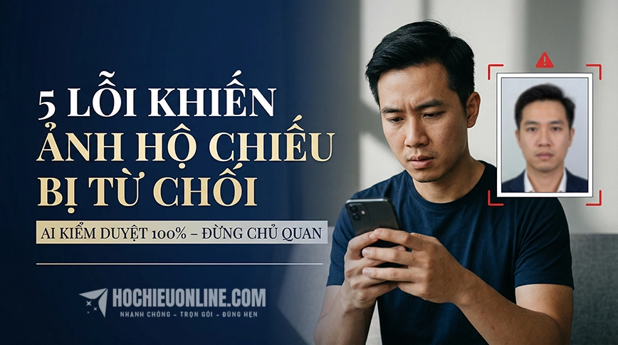 5 lỗi ảnh hộ chiếu bị từ chối