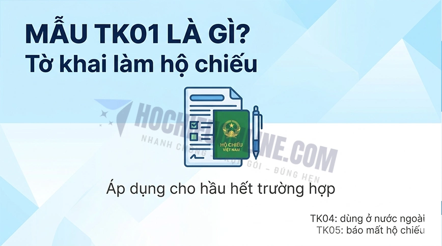 mẫu tờ khai xin cấp hộ chiếu