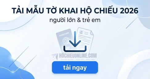 tải mẫu tờ khai hộ chiếu
