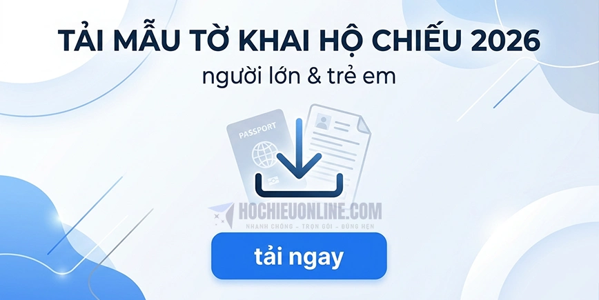 tải mẫu tờ khai hộ chiếu
