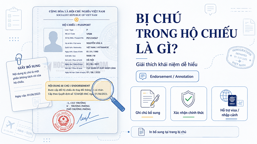 bị chú trong hộ chiếu là gì