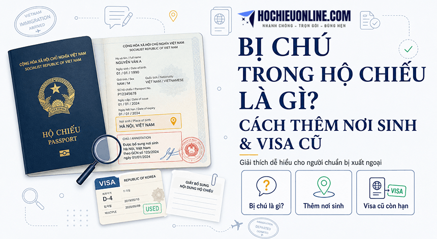 bị chú trong hộ chiếu