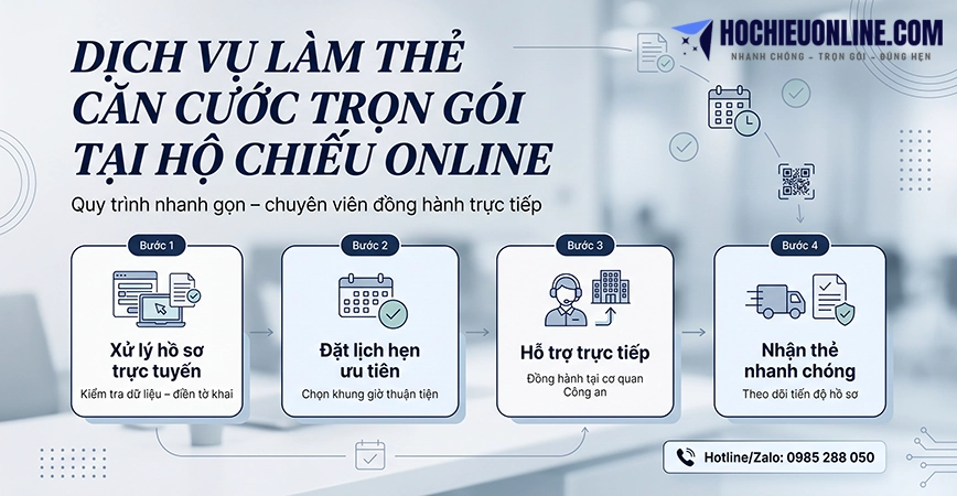 dịch vụ làm căn cước gắn chip
