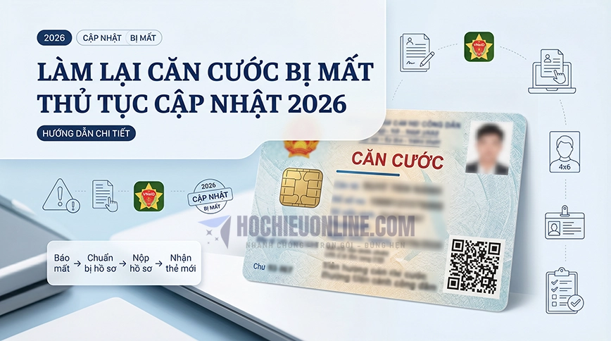 làm lại căn cước bị mất