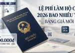 lệ phí làm hộ chiếu