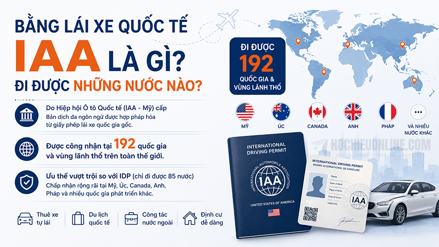 bằng lái xe quốc tế iaa
