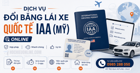 dịch vụ đổi bằng lái xe quốc tế