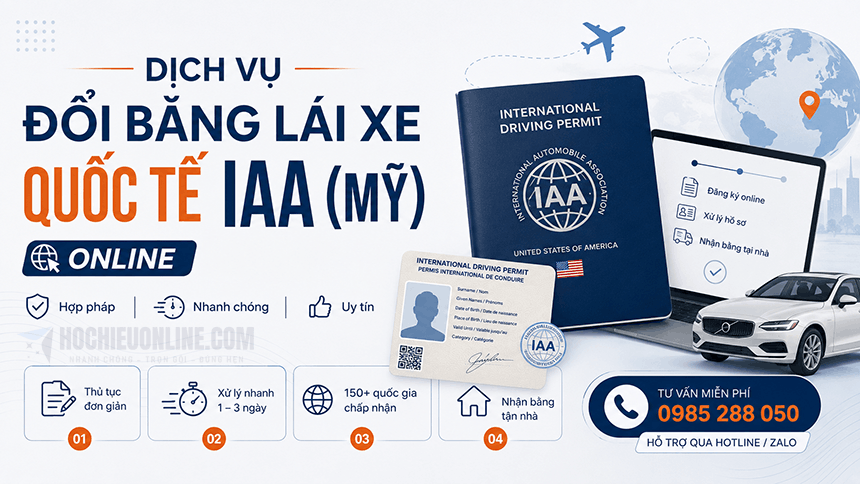 dịch vụ đổi bằng lái xe quốc tế