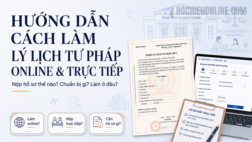 thủ tục làm phiếu lý lịch tư pháp
