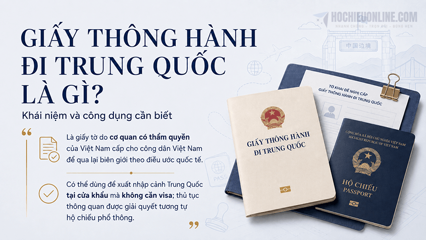 giấy thông hành đi trung quốc là gì