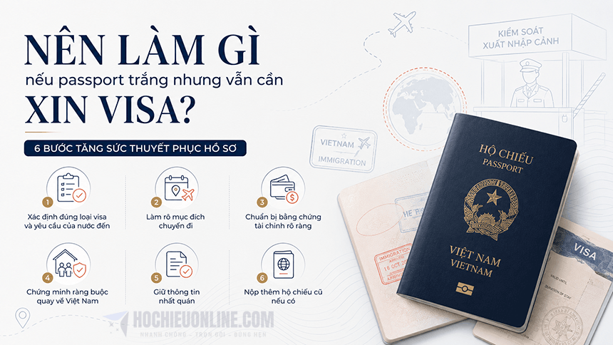 passport trắng