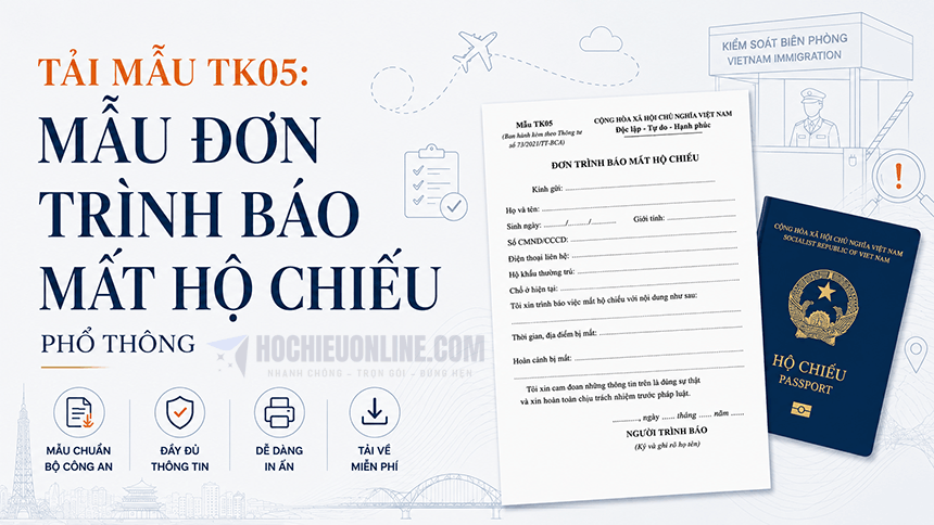 tải mẫu tk05 đơn trình báo mất hộ chiếu