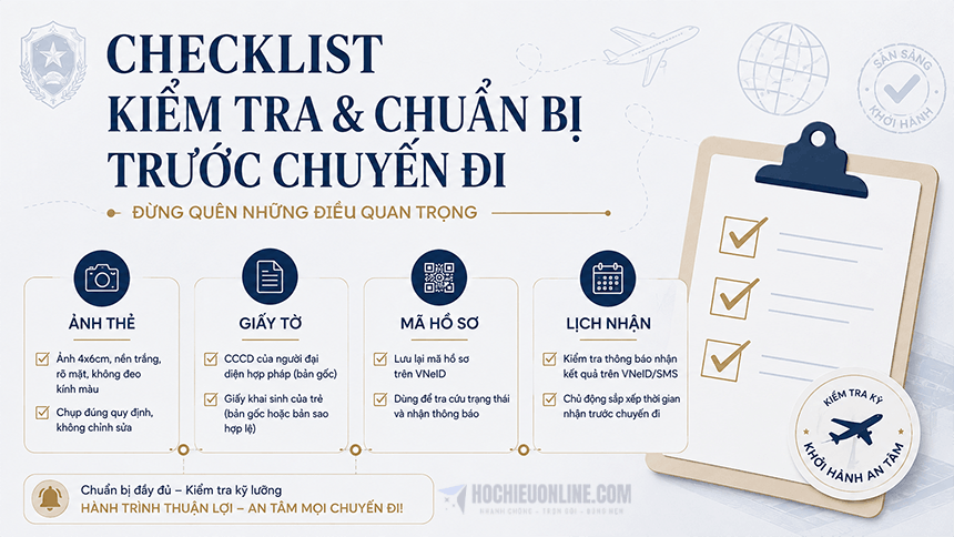 kinh nghiệm làm hộ chiếu online nhanh và hạn chế hồ sơ bị chậm