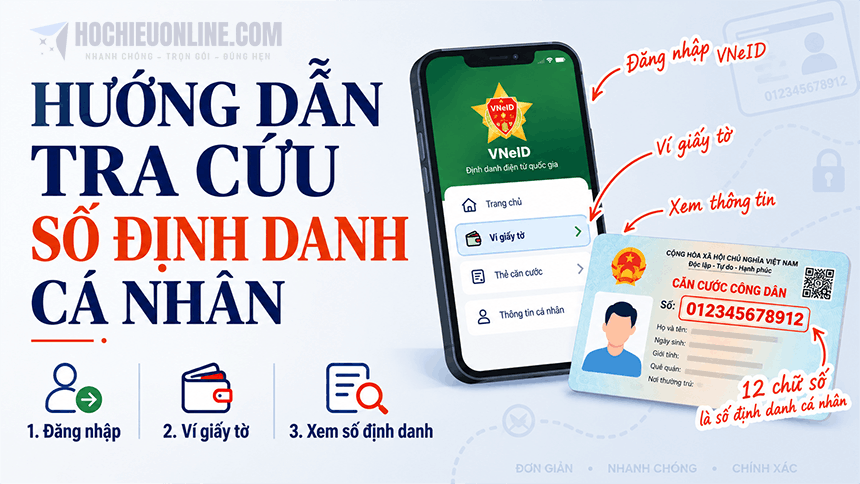 hướng dẫn tra cứu số định danh cá nhân