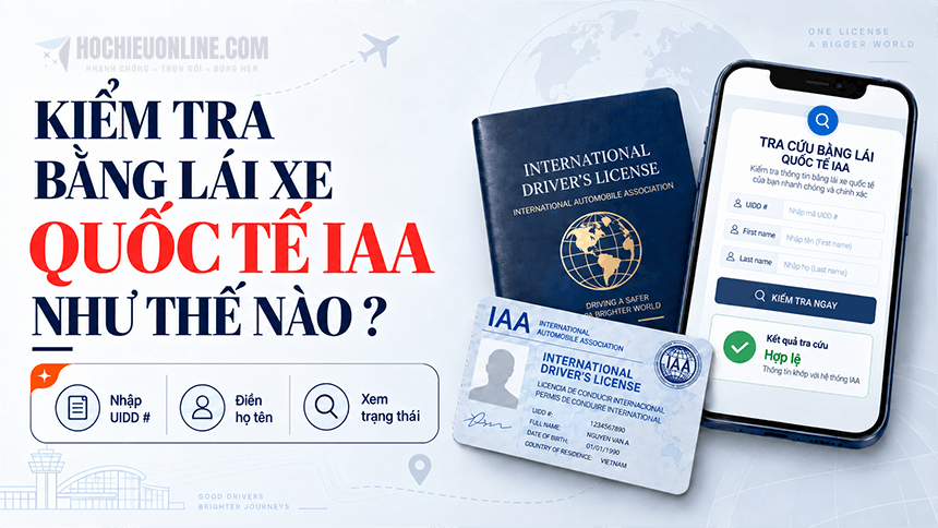 kiểm tra bằng lái xe quốc tế iaa như thế nào