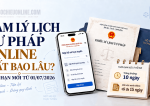 làm lý lịch tư pháp online mất bao lâu